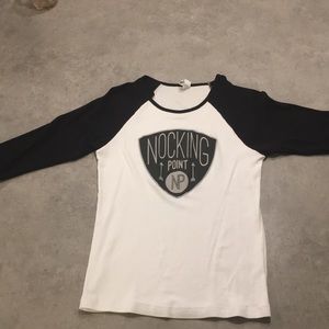 Woman’s 3/4 sleeve baseball tee